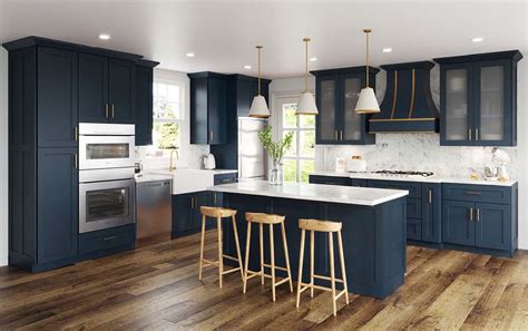 blue rta kitchen cabinets|aria blue kitchen cabinets.